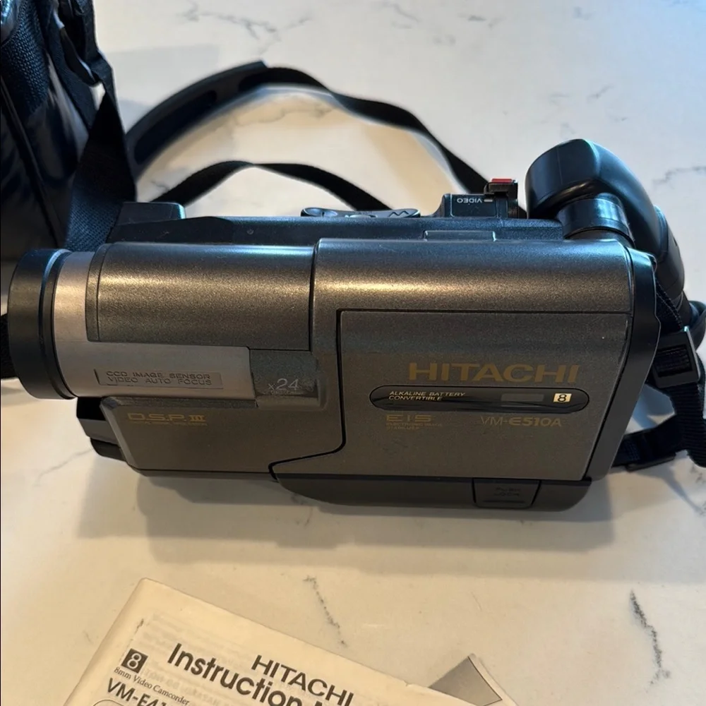 Hitachi Gray Video Camera with Accessories